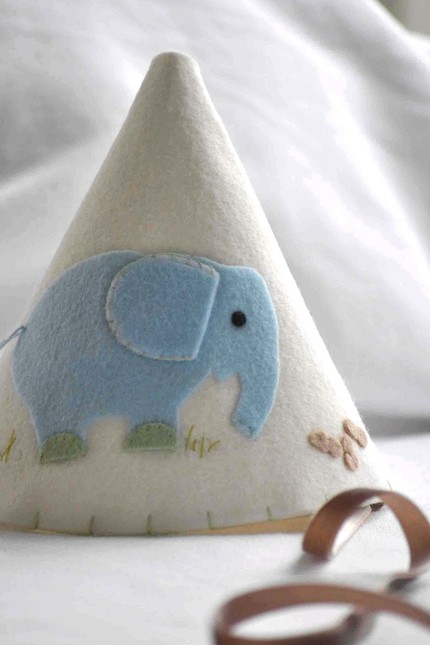 blue elephant hat