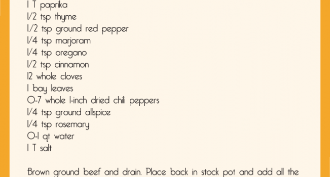 cinnamon spiced chili cinnamon spiced chili