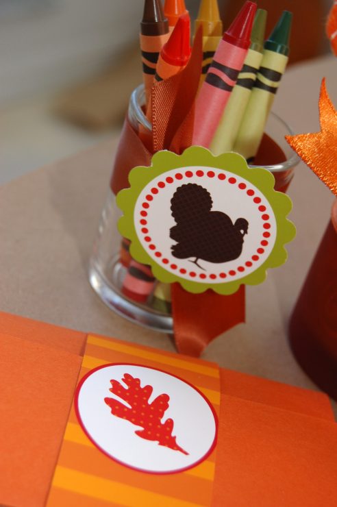 crayons and matchbook