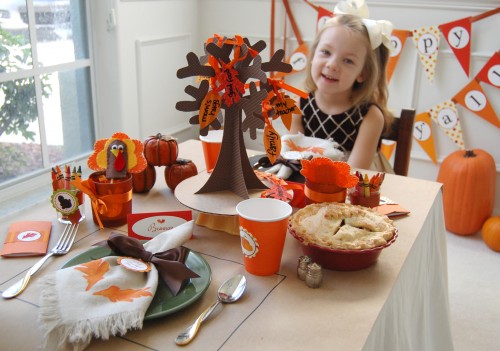 maddie at table