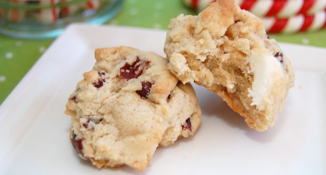 chocolate cherry chunk cookies