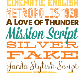 fall typography