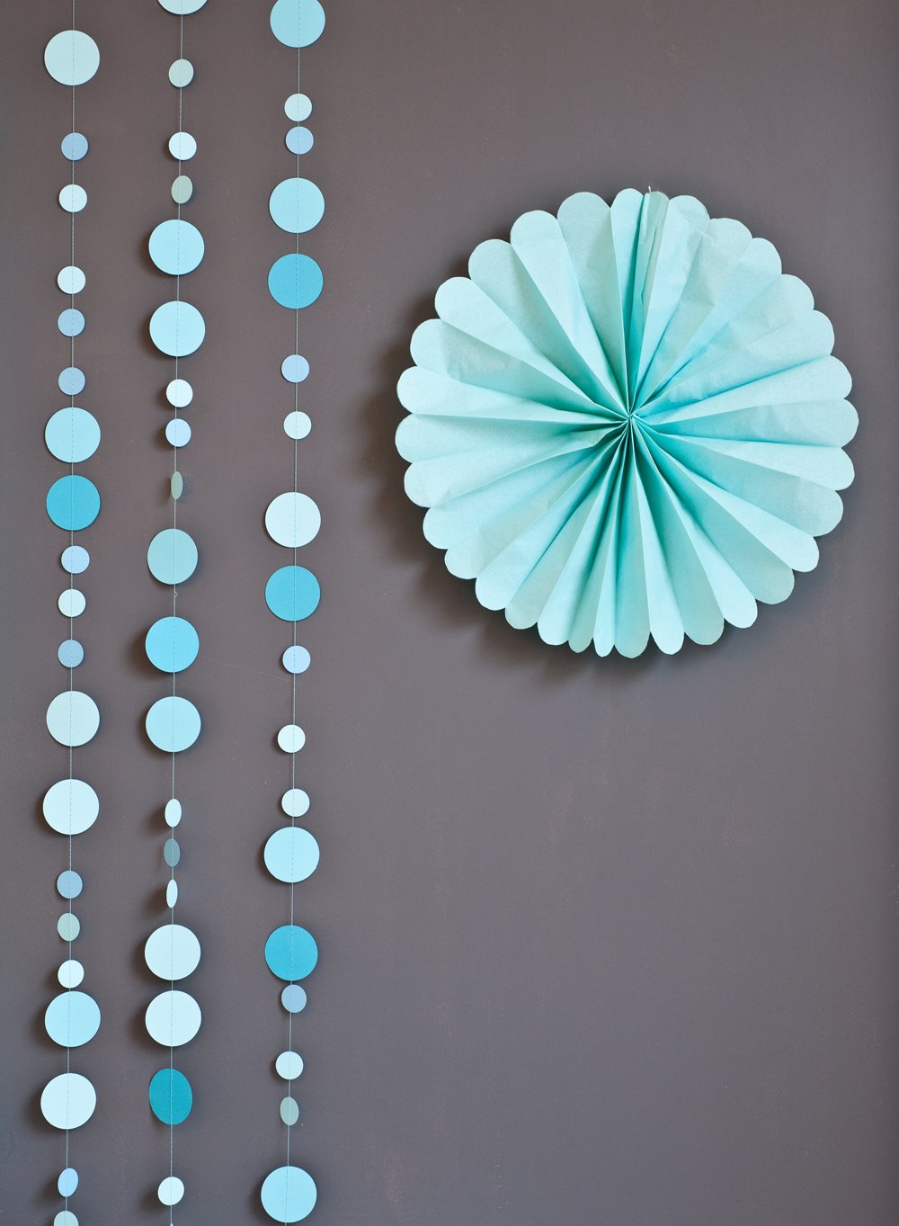 How to make store paper garland circles