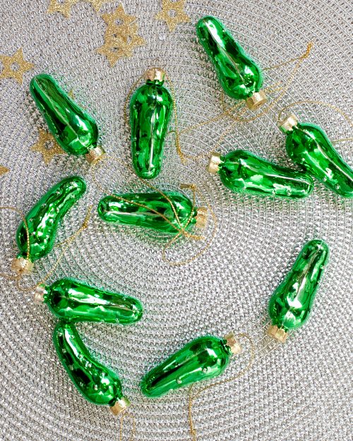 Christmas Pickle Ornament Free Printable - Frog Prince Paperie