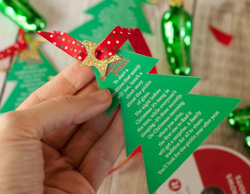 Christmas Pickle Ornament Free Printable - Frog Prince Paperie