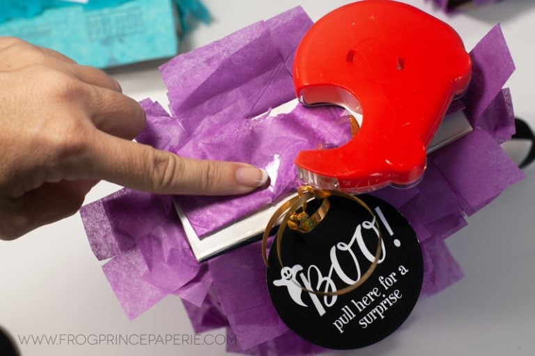 Boo Your Neighbors Halloween Piñata from Recyclables - Frog Prince Paperie