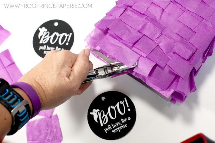 Boo Your Neighbors Halloween Piñata from Recyclables - Frog Prince Paperie