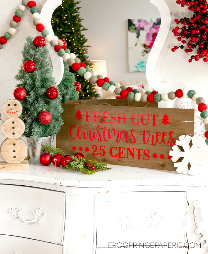 How to Put Cricut Vinyl on Wood with Your EasyPress 2 Frog Prince Paperie