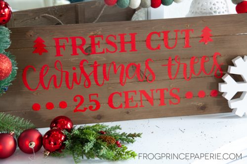 How to Put Cricut Vinyl on Wood with Your EasyPress 2 - Frog Prince Paperie