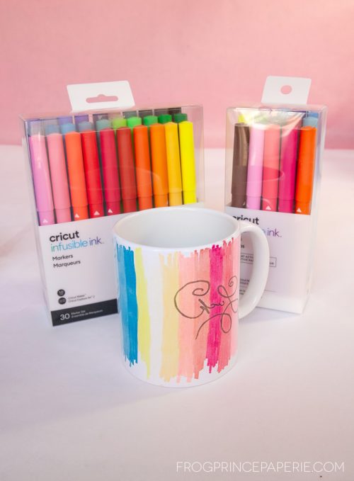 How to Use Infusible Ink Pens with the Cricut Mug Press Frog Prince