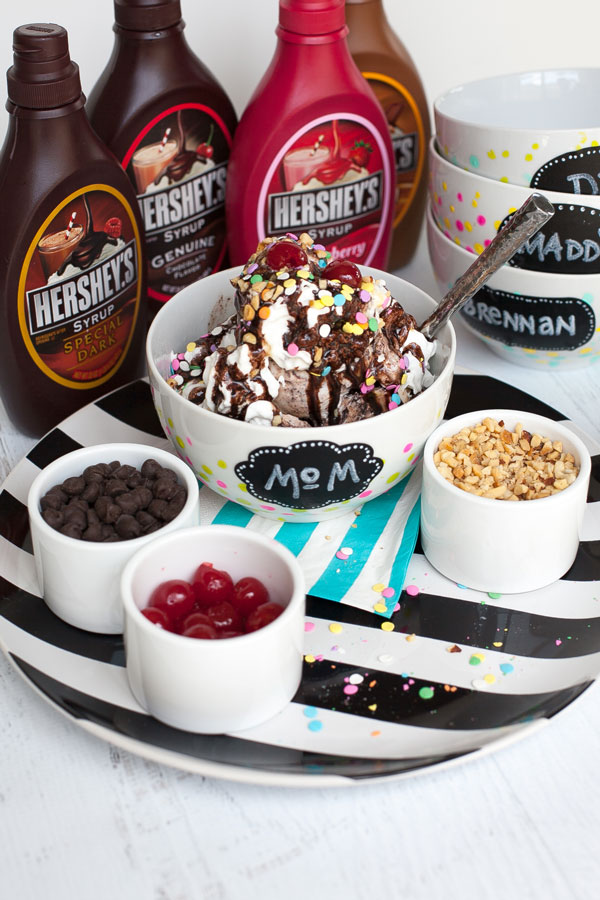 Custom Sundae Create Your Own Sundae Party Ice Cream Sundae Party Bar
