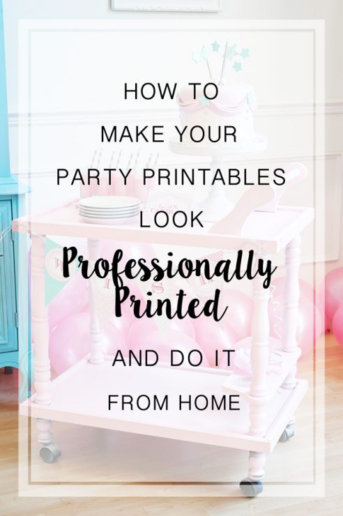 How to Make Your Party Printables Look Professionally Made - Frog ...