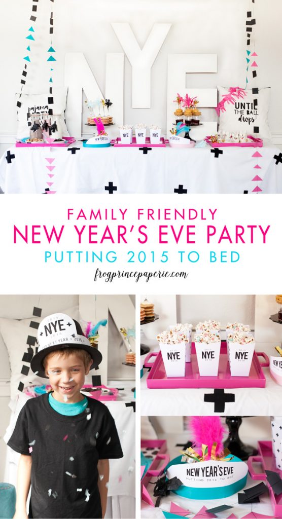 Family New Years Eve Party: Pajama Party Down! - Frog Prince Paperie