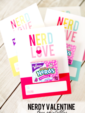 Nerdy Valentine's Day Free Printables - Frog Prince Paperie